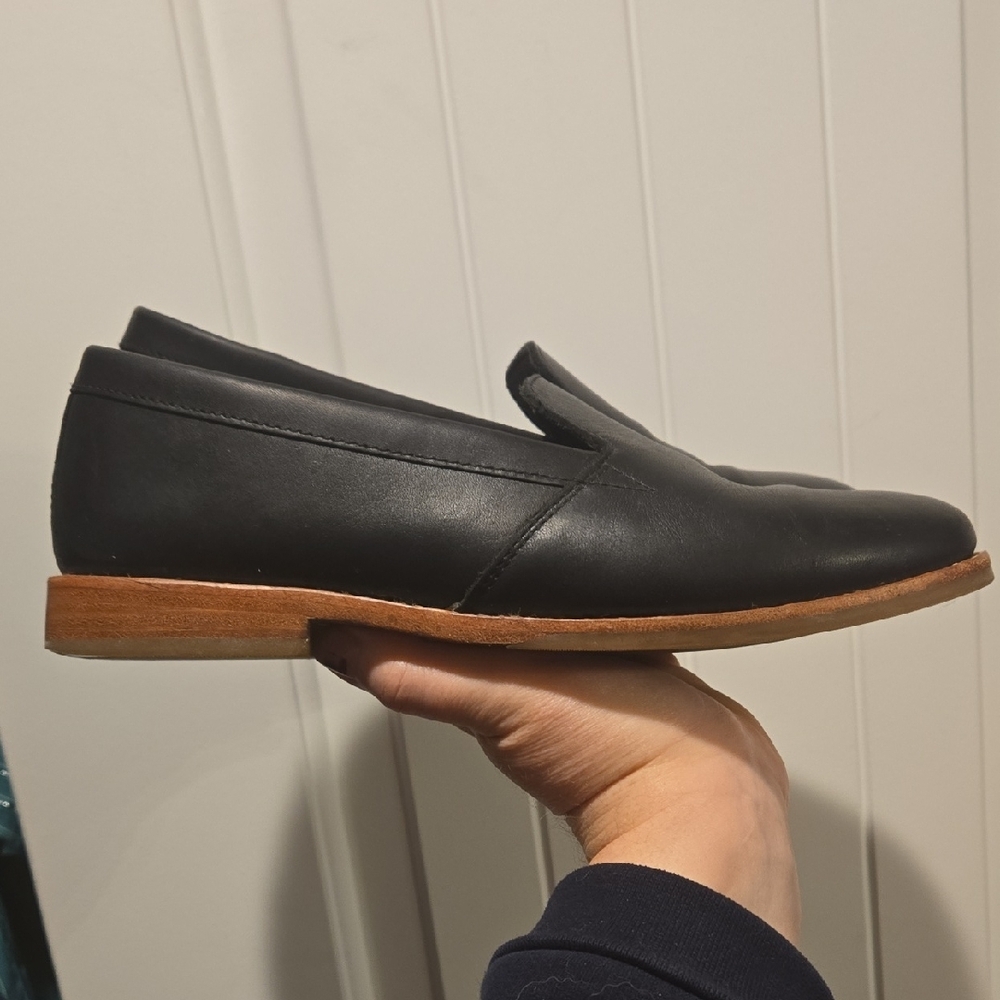 Black Womens Portland Leather Goods Classic Style Loafers In 9.5 - Picture 2 of 3